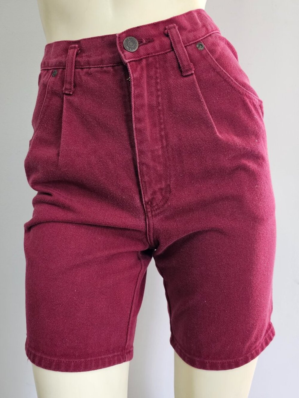 Vintage Eddie Bauer Burgundy Jean Shorts